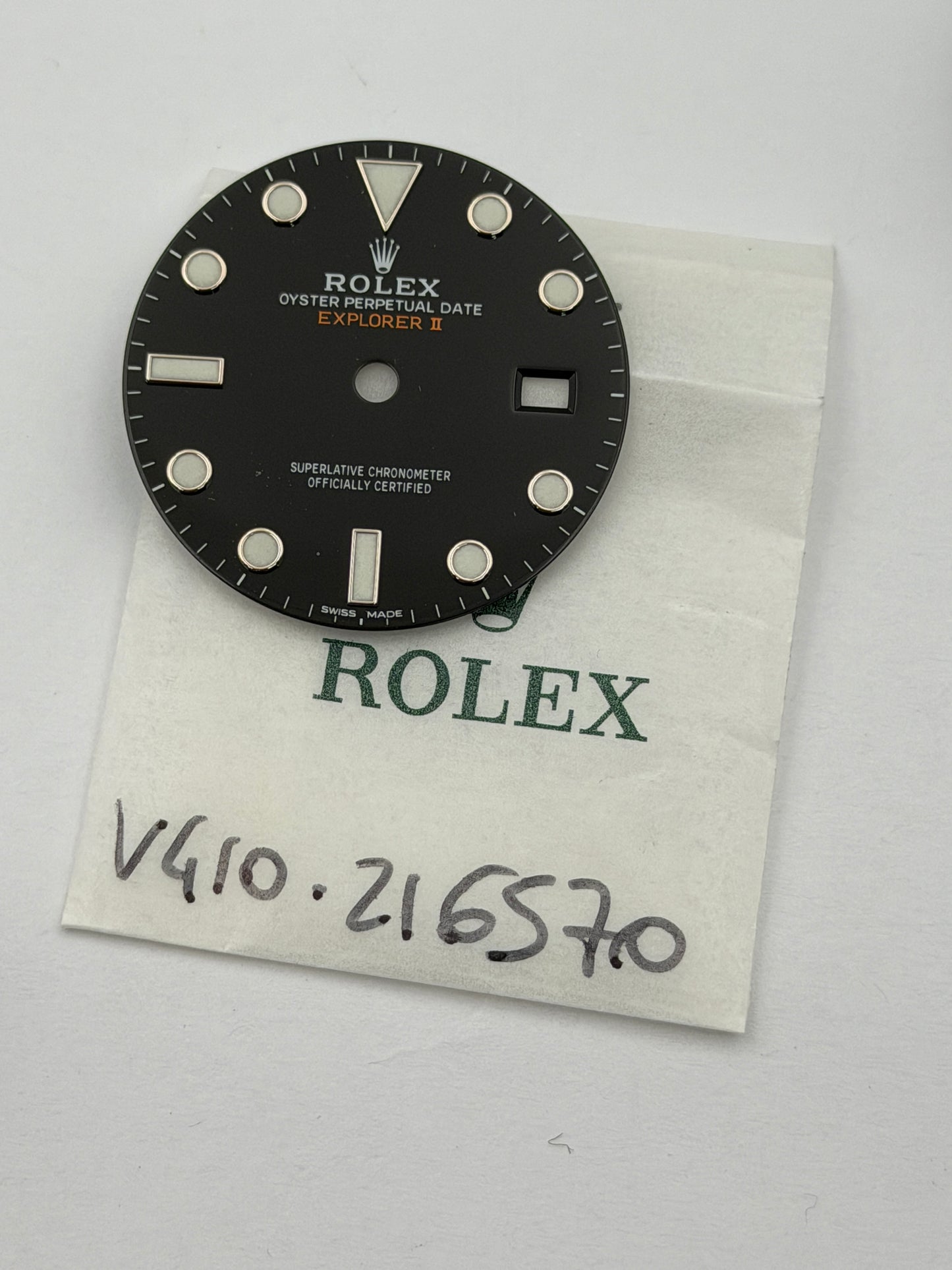 Rolex explorer 2 216570 dial quadrante swiss made originale genuine