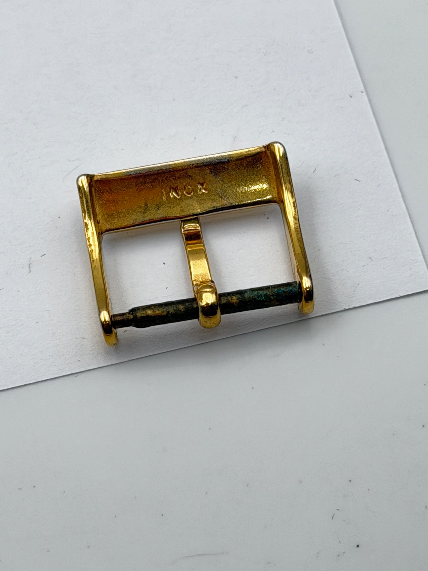philip watch fibbia buckle gold plated 16mm