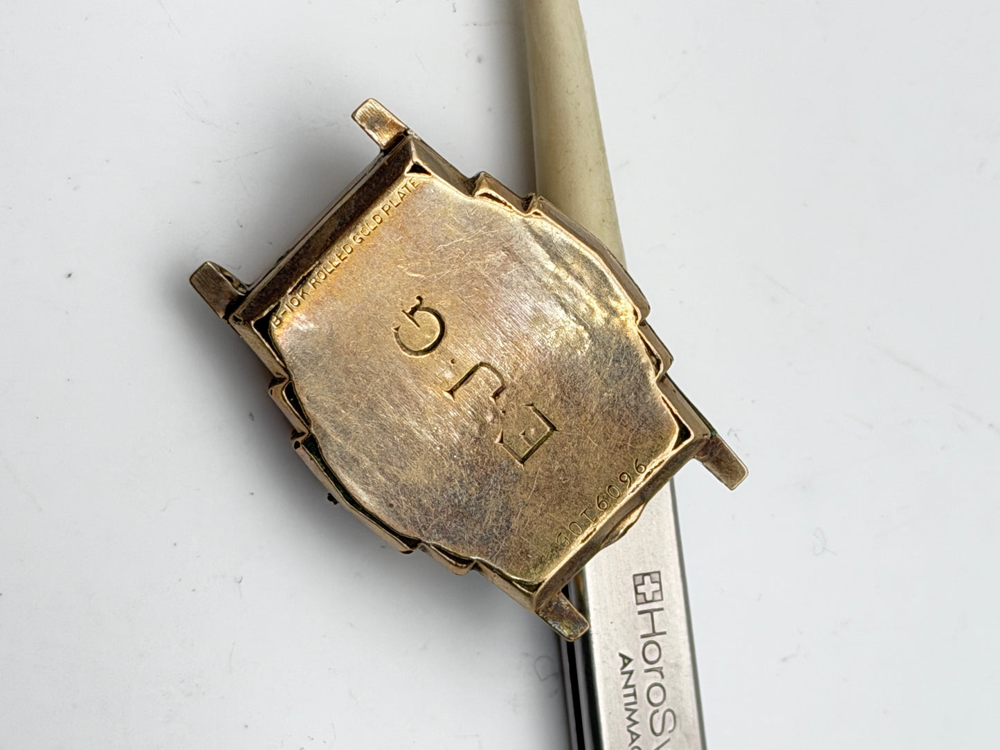 bulova art decò 26x36mm watch vintage