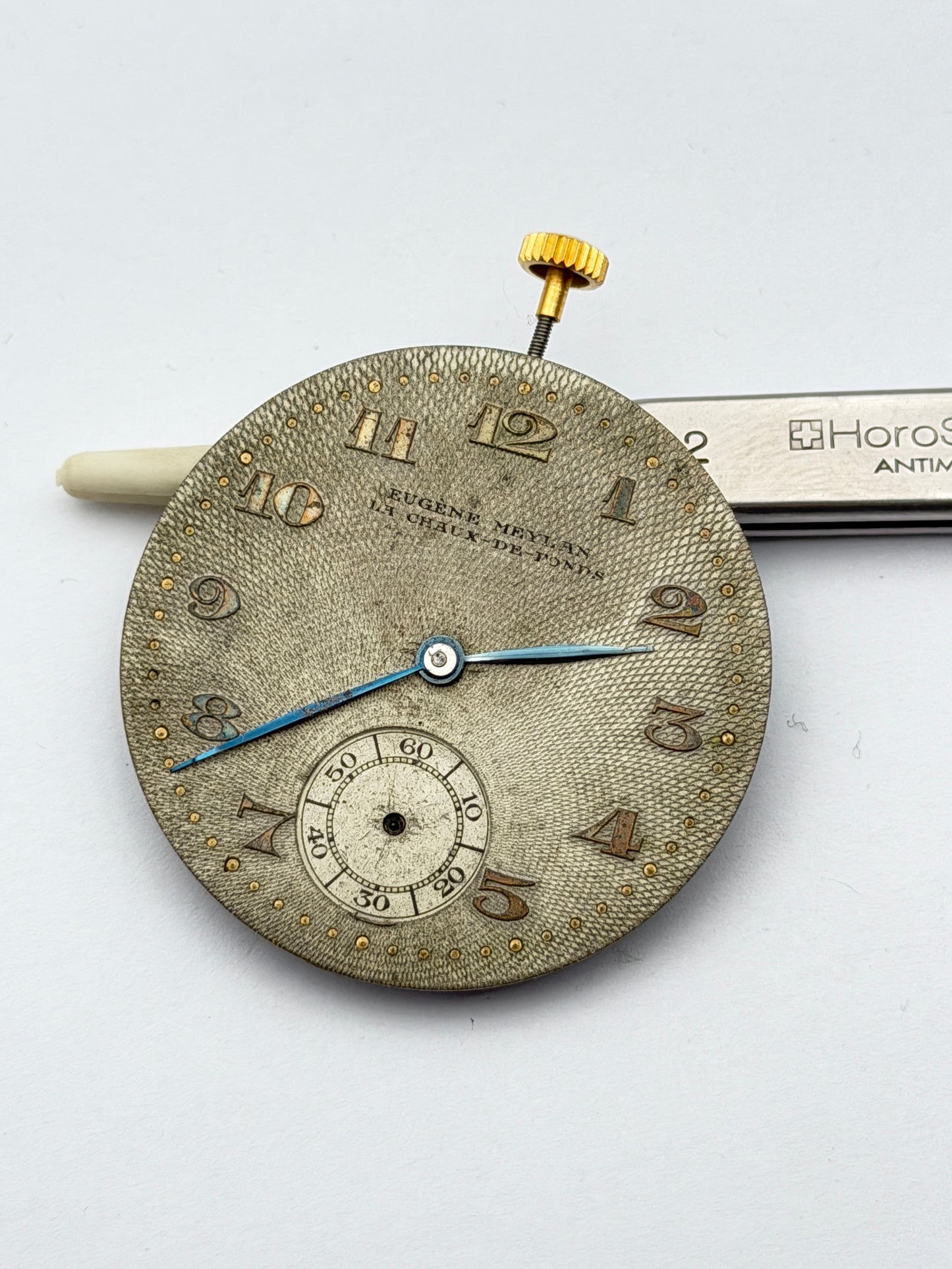 eugene meylan la chaux de fonds 36mm pocket watch movement movimento