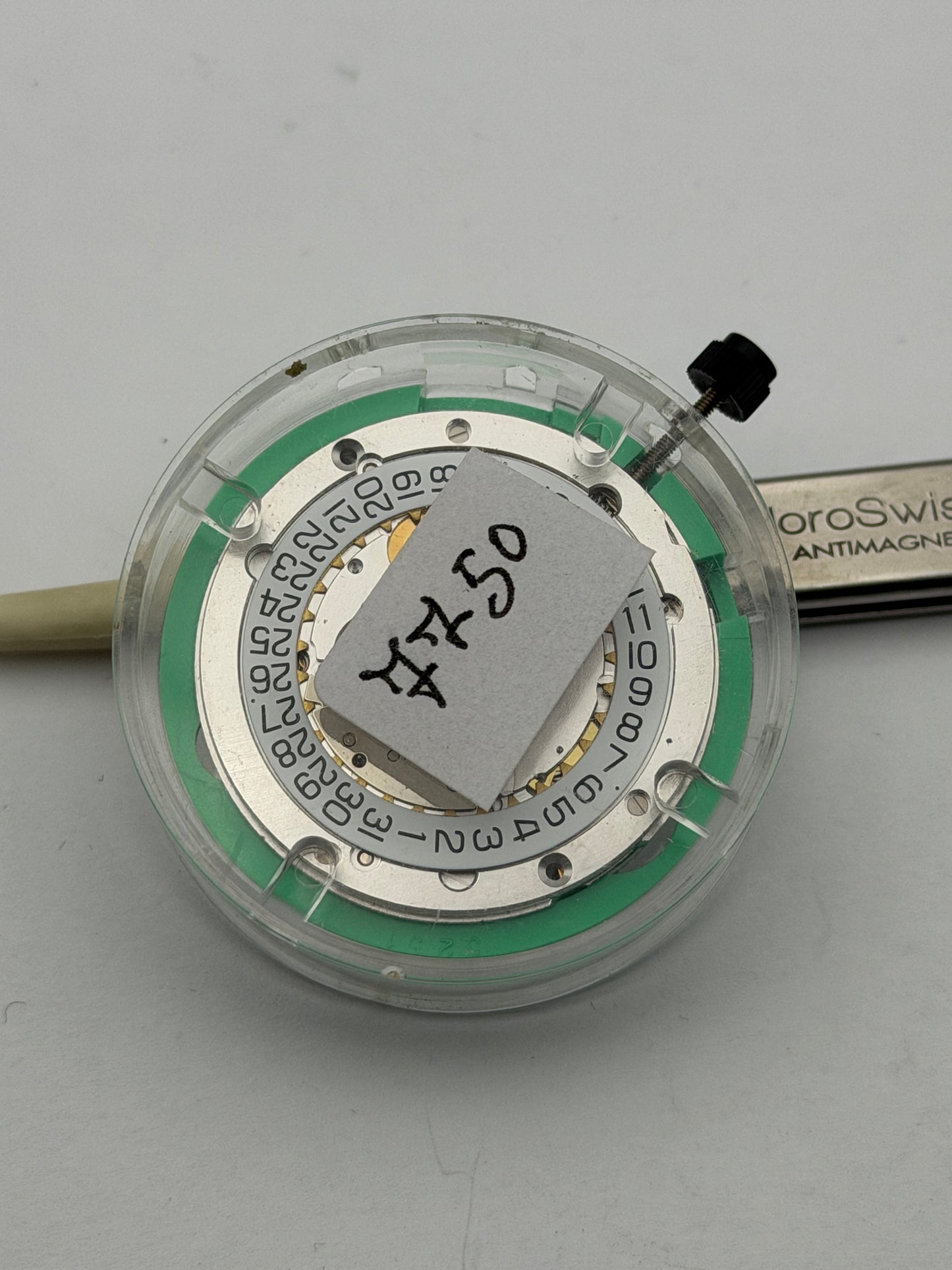 eta valjoux 7750 perlage cotè de geneve nos blister chronograph automatic movement movimento