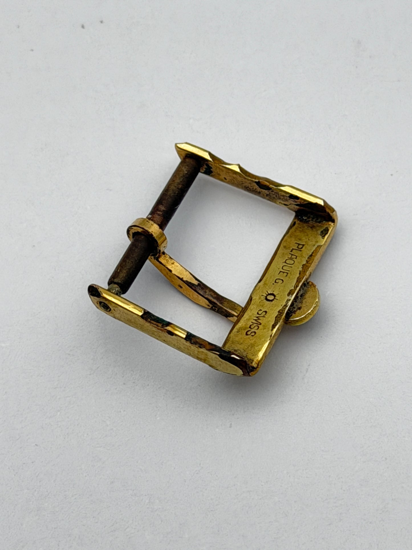 omega 16mm vintage fibbia buckle