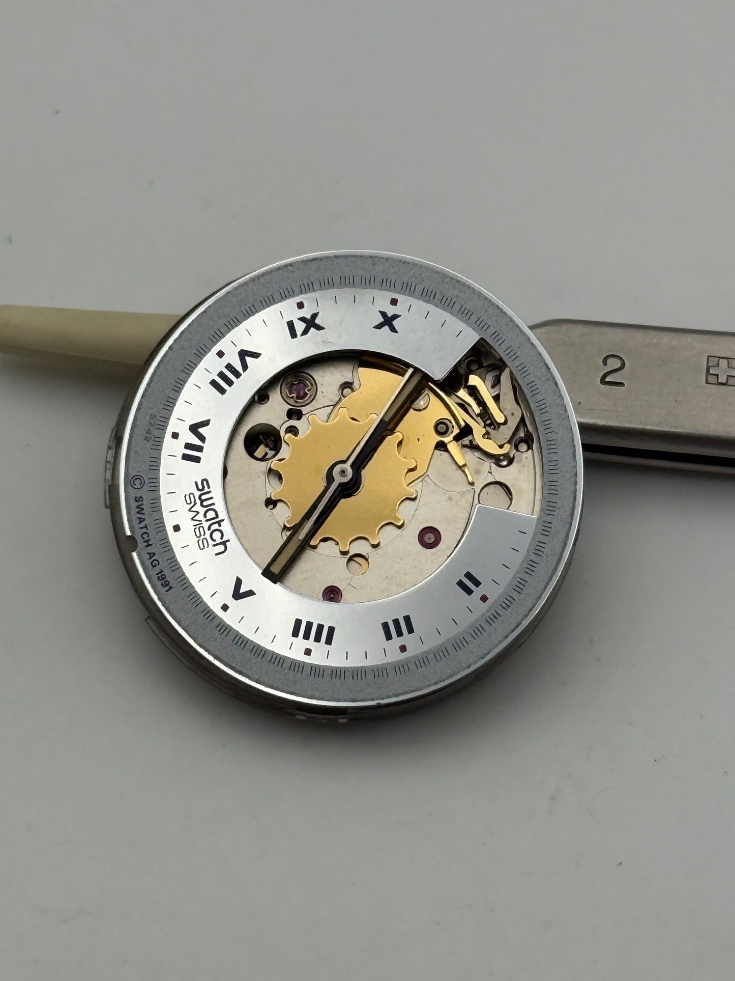 swatch eta 2840 automatic movement movimento in working order funzionante cod..2888