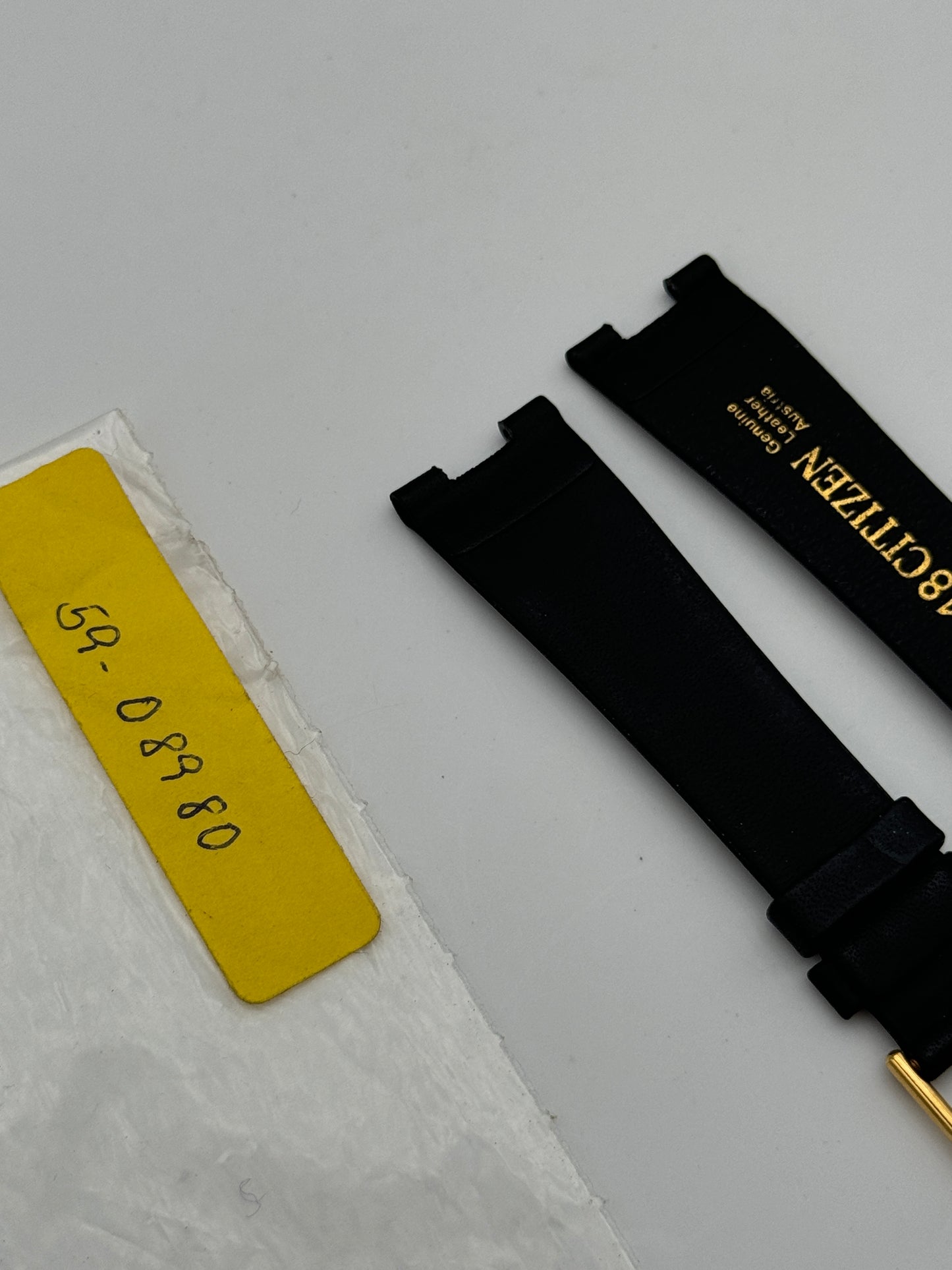 Citizen 59-08980 cinturino strap in pelle leather 18 mm
