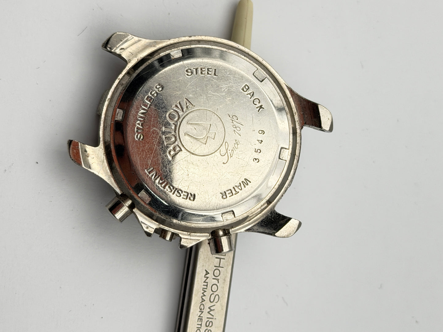 bulova chrono 40mm cassa case