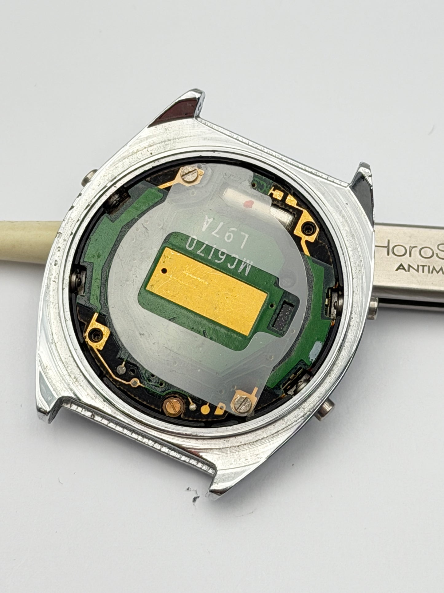casio lcd chronograph 34mm