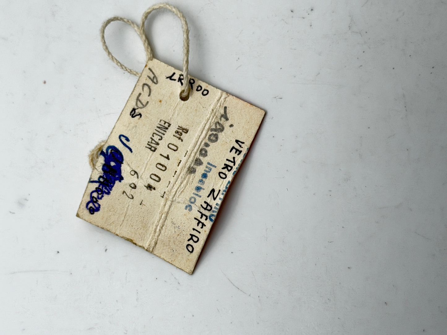 enicar tag cartellino vintage