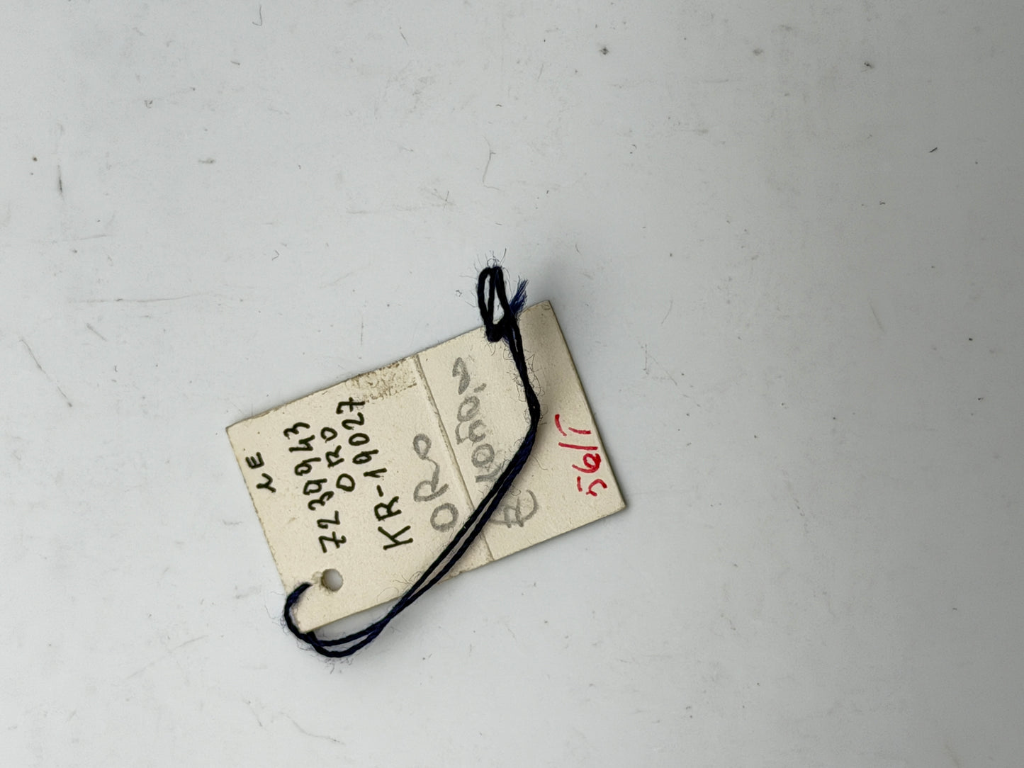 tissot tag cartellino vintage