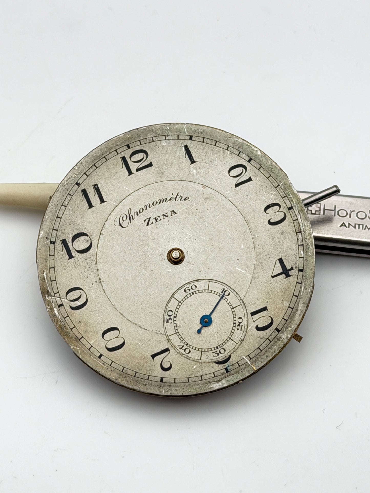 chronometre zena 42mm pocket watch movement movimento