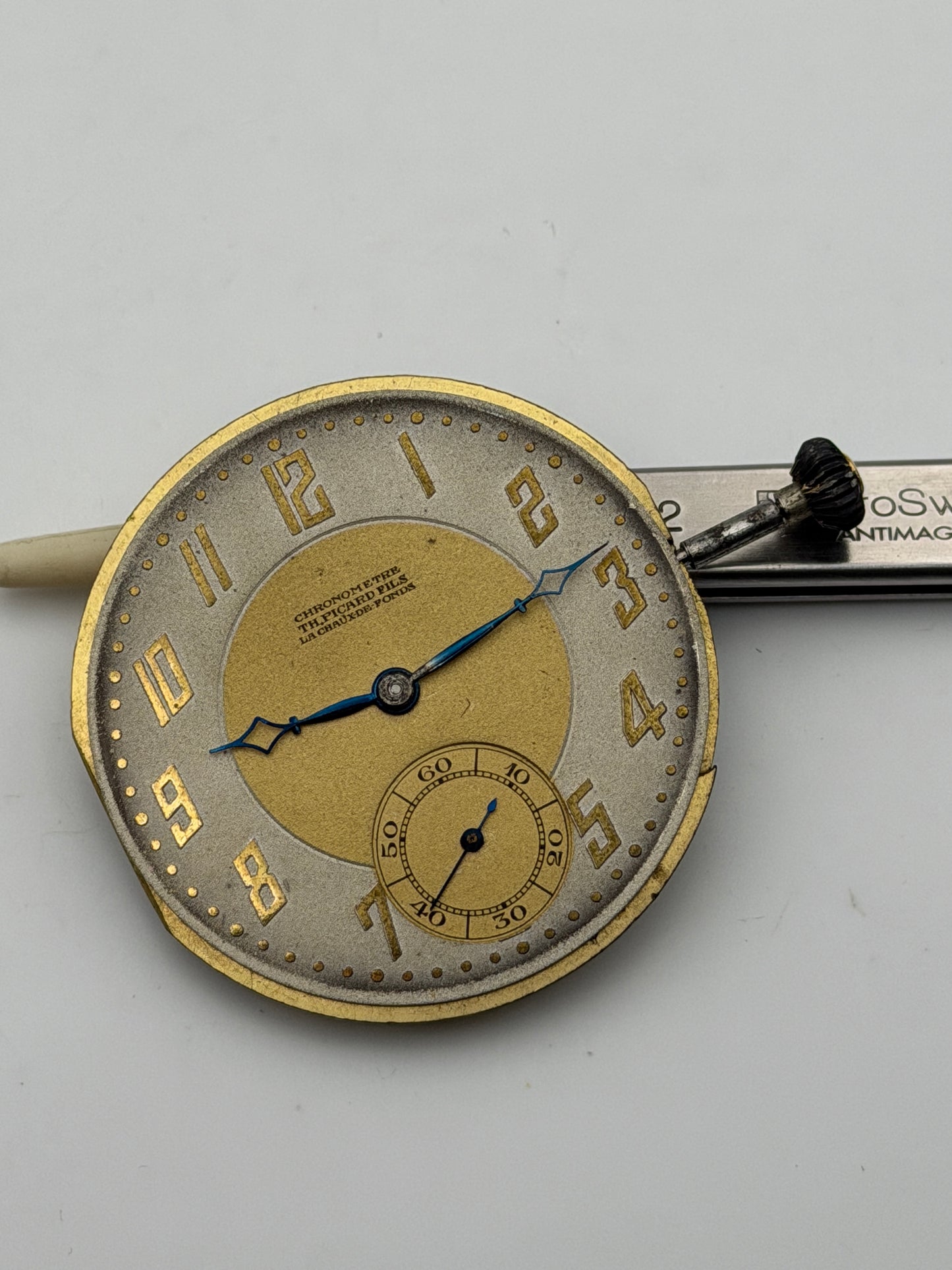 chronometre picard et fils la chaux de fonds 42mm pocket wath movement movimento