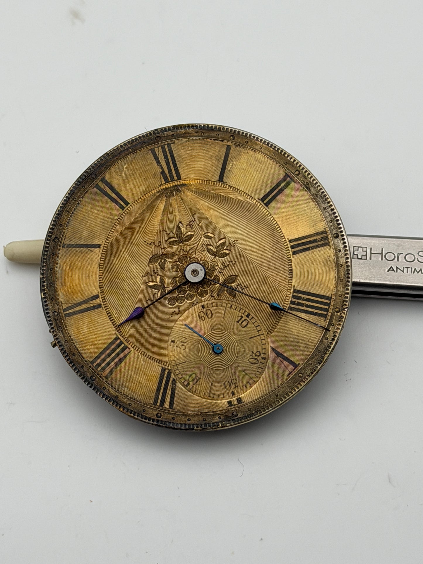 chronometre balance 45mm pocket watch movement movimento