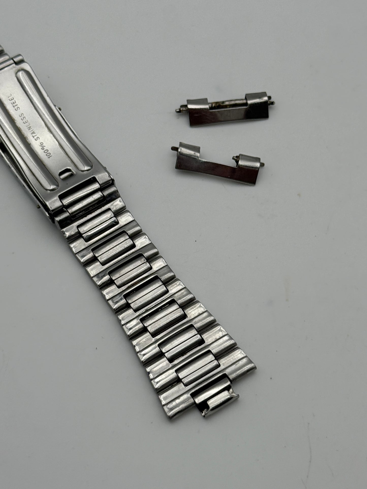 perseo 19mm bracciale bracelet steel vintage cod.1035