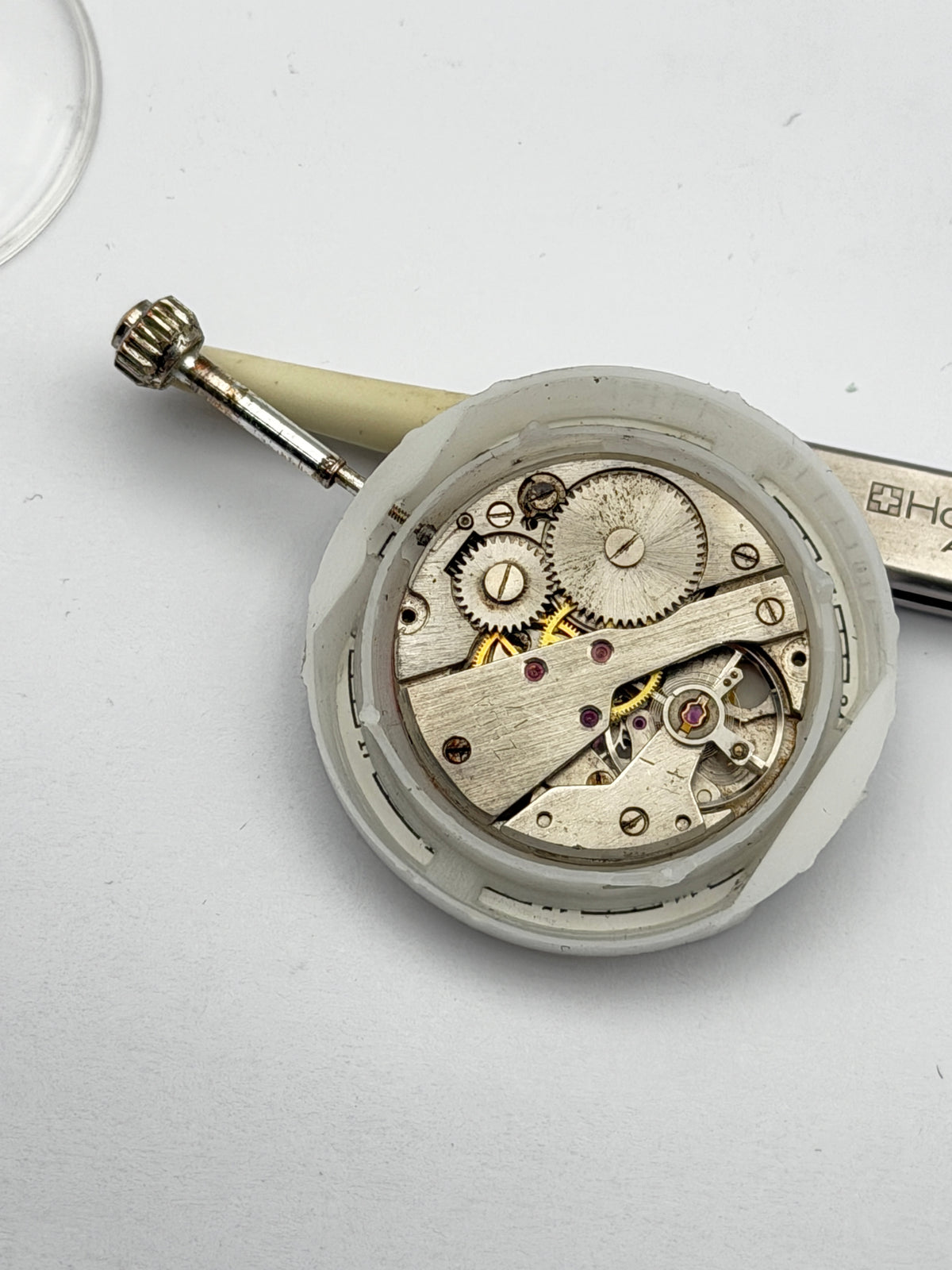 tweed pocket watch 30mm movement movimento