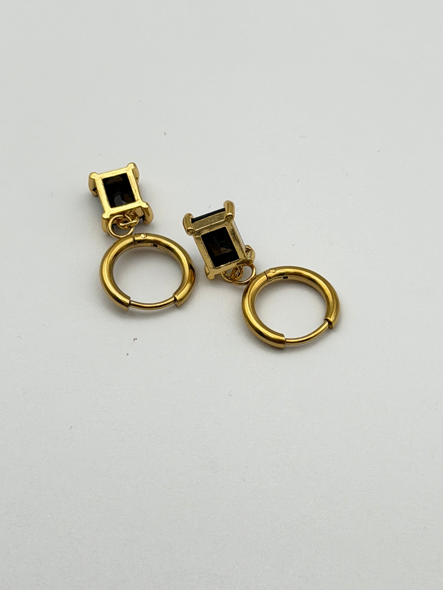 orecchino earring gold plated acciaio steel aisi 316l