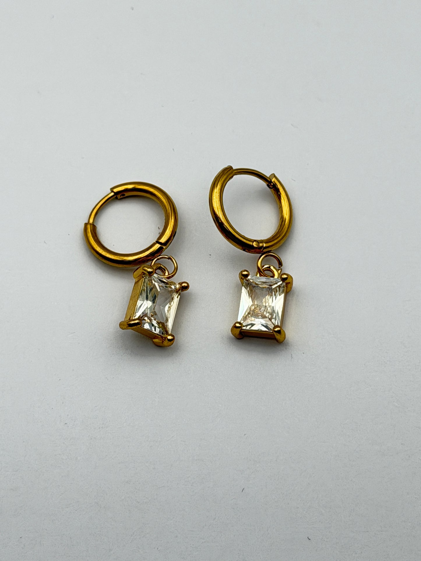 orecchini earring gold plated acciaio steel aisi 316l