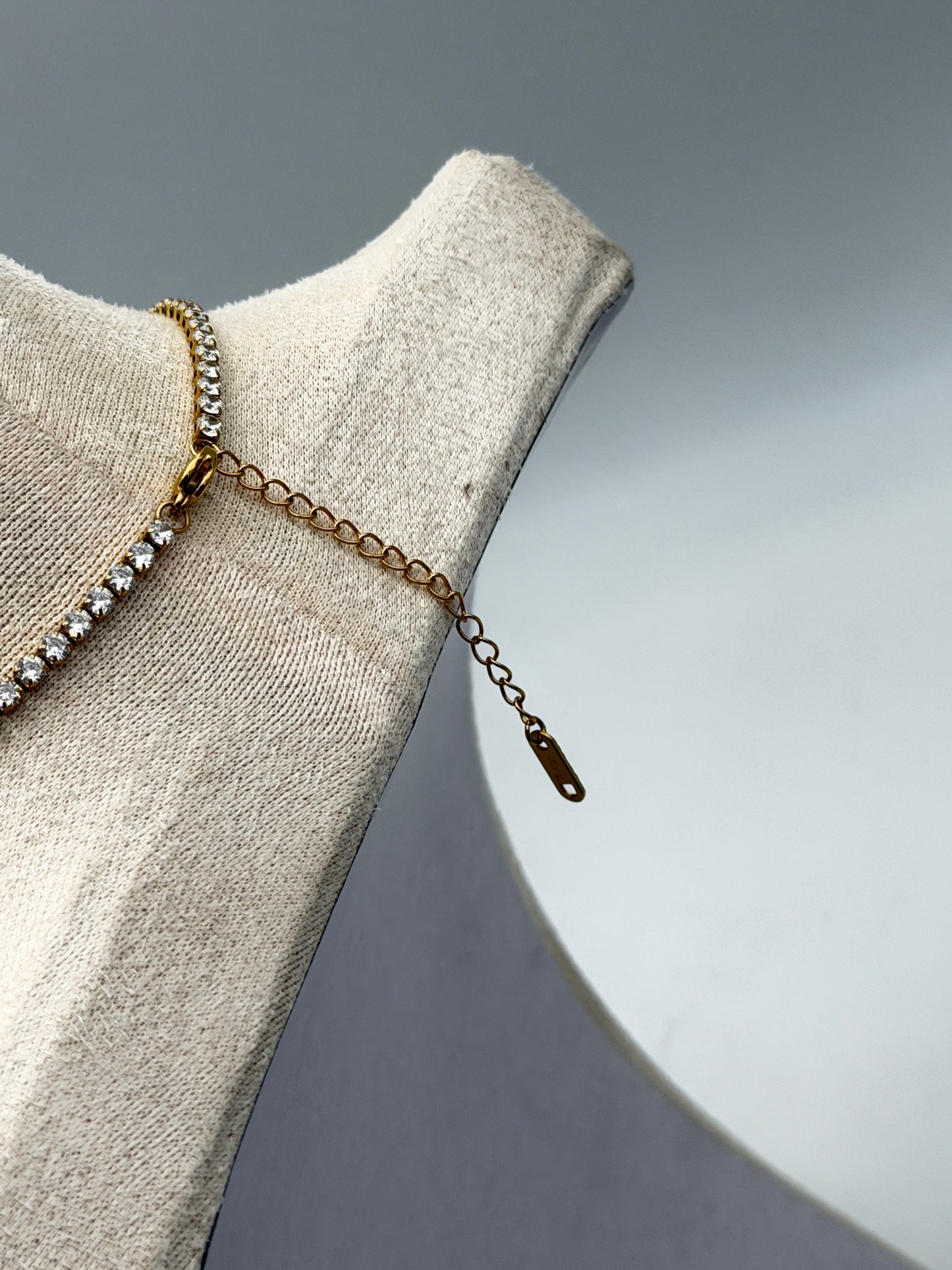 collana necklace acciaio aisi 316l gold plated