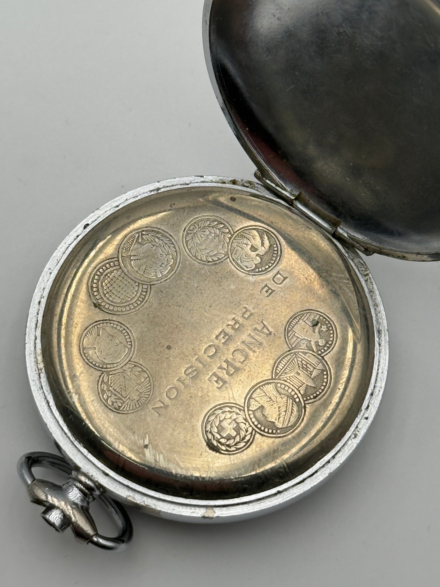 ancre pocket watch 44-35,5mm cassa case