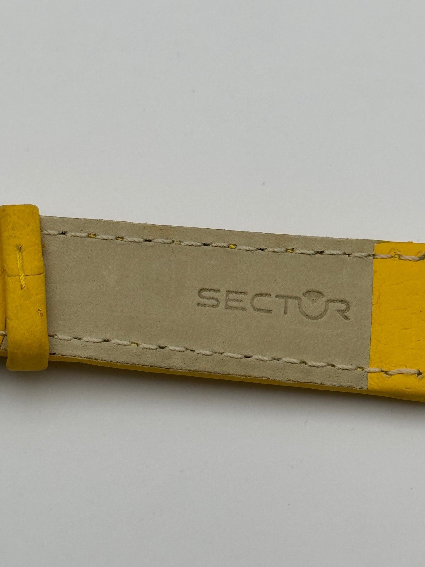 Sector cinturino strap yellow 22mm
