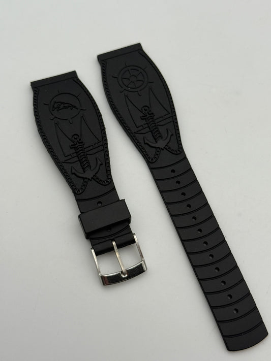 tropic 20mm sub diver cinturino strap vintage