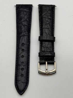 Cadet Chronostar cinturino strap leather pelle blu blue 20mm