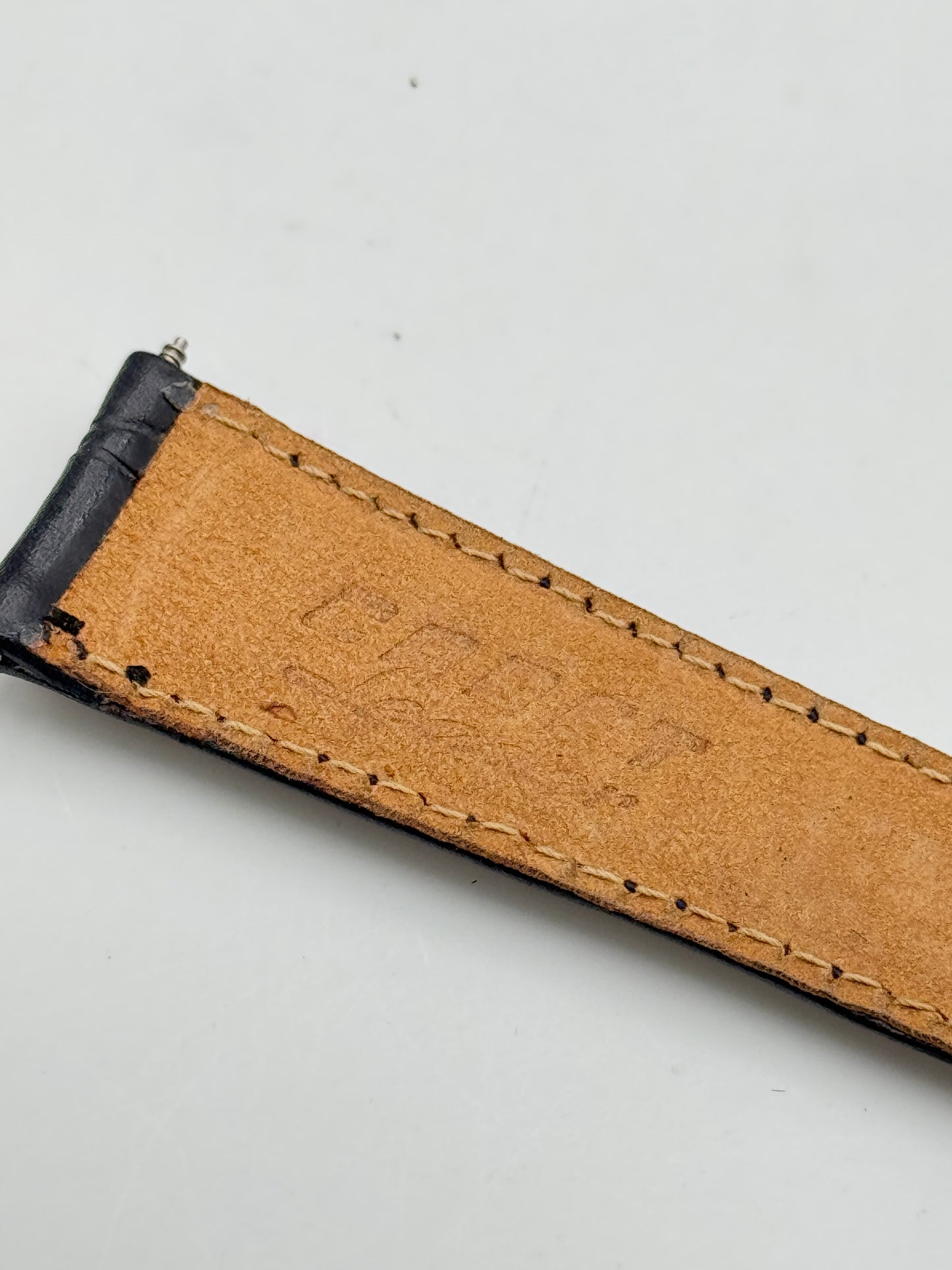 Cadet Chronostar cinturino strap leather pelle blu blue 20mm