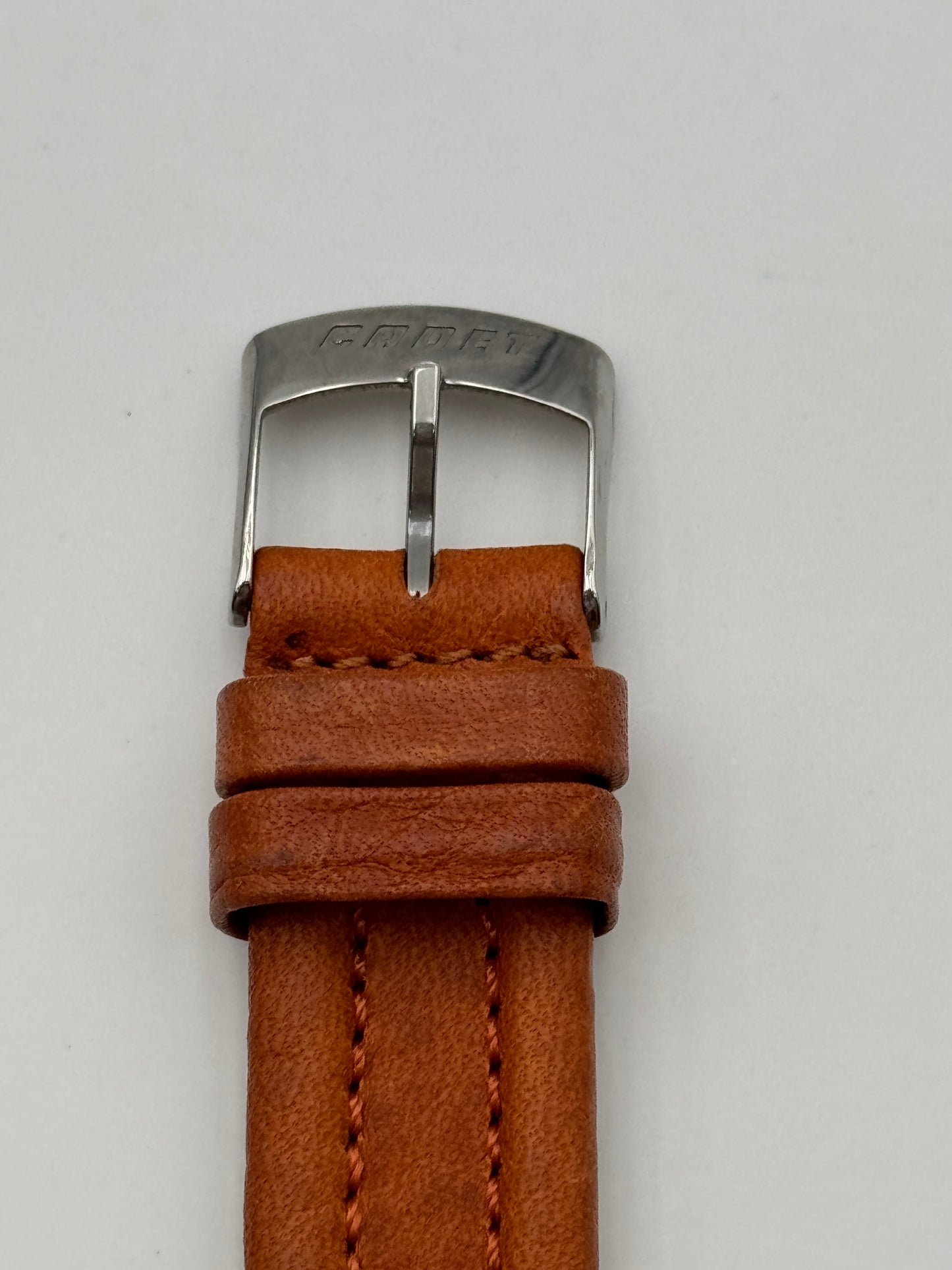 Cadet Chronostar cinturino strap pelle leather marrone 17mm