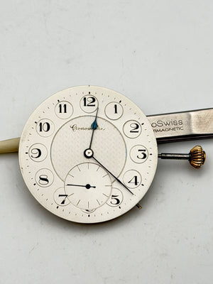 chronometre 42mm pcoket watch movement movimento