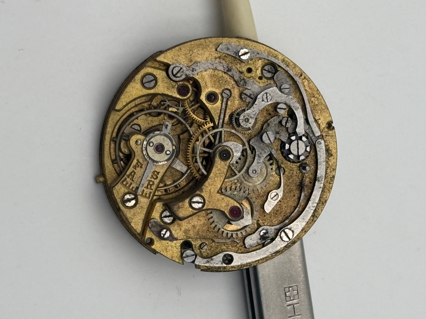 universal genevè watch martel chrono 33,5mm movement movimento