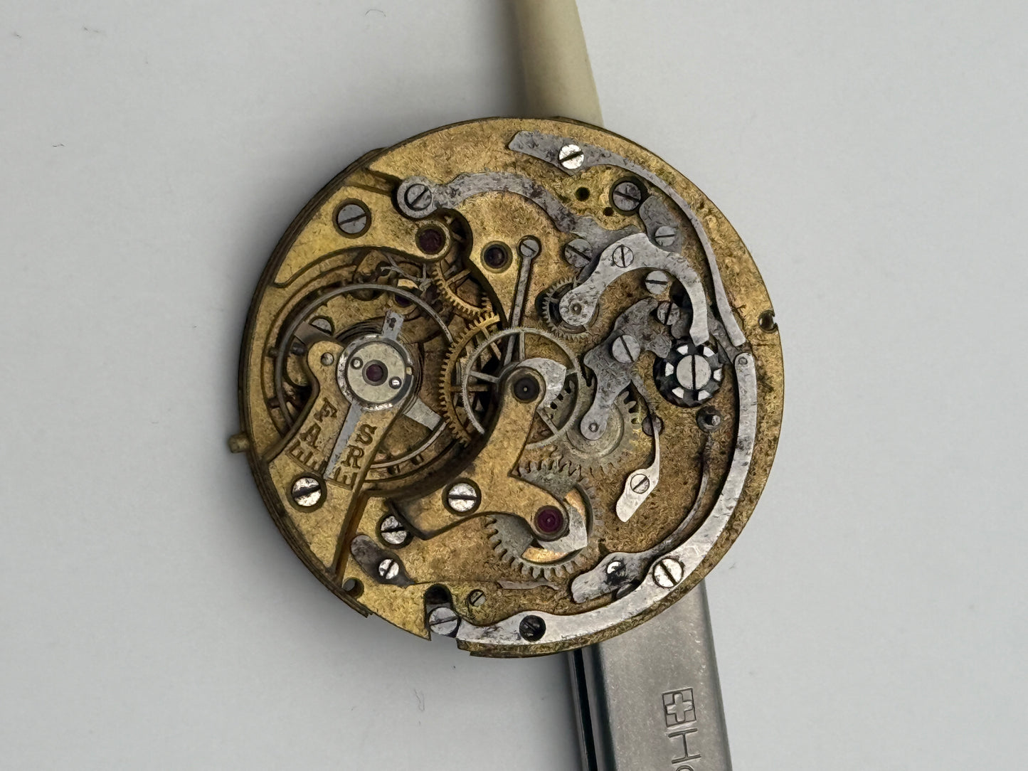 universal genevè watch martel chrono 33,5mm movement movimento