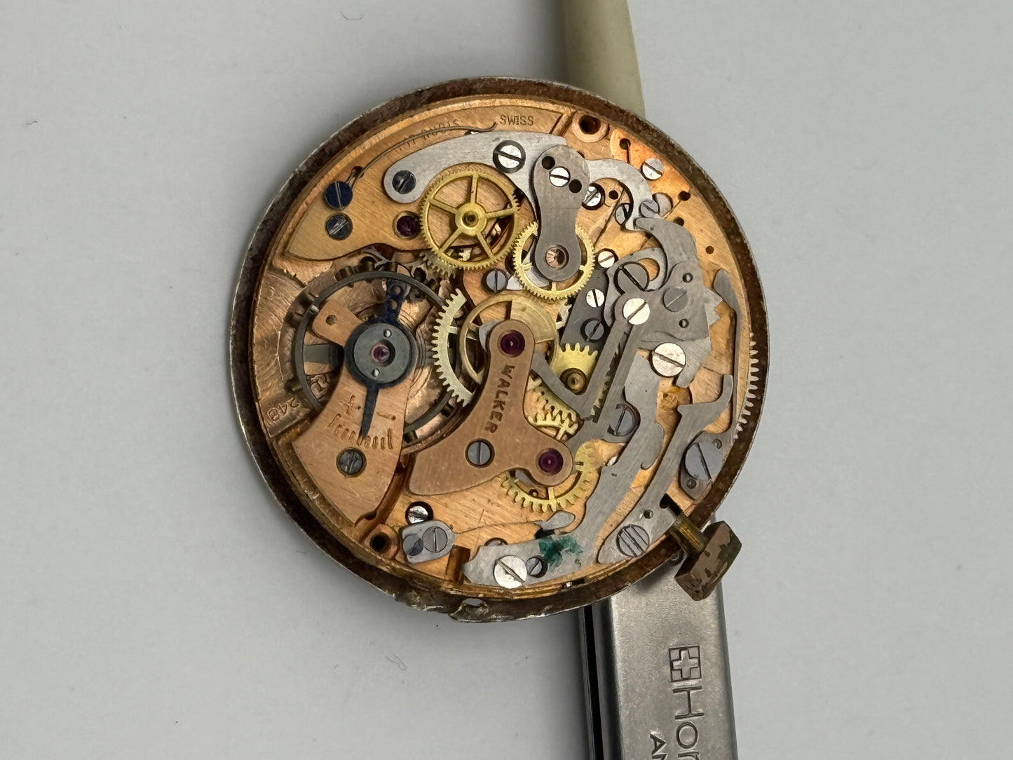 silver landeron 248 chrono movement movimento