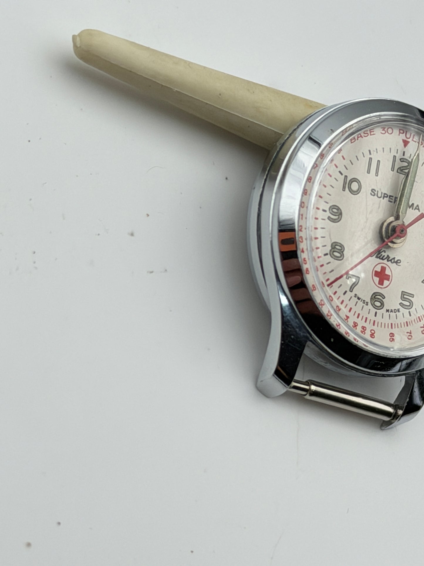 superoma nurse crocerossina 26mm pocket watch vintage