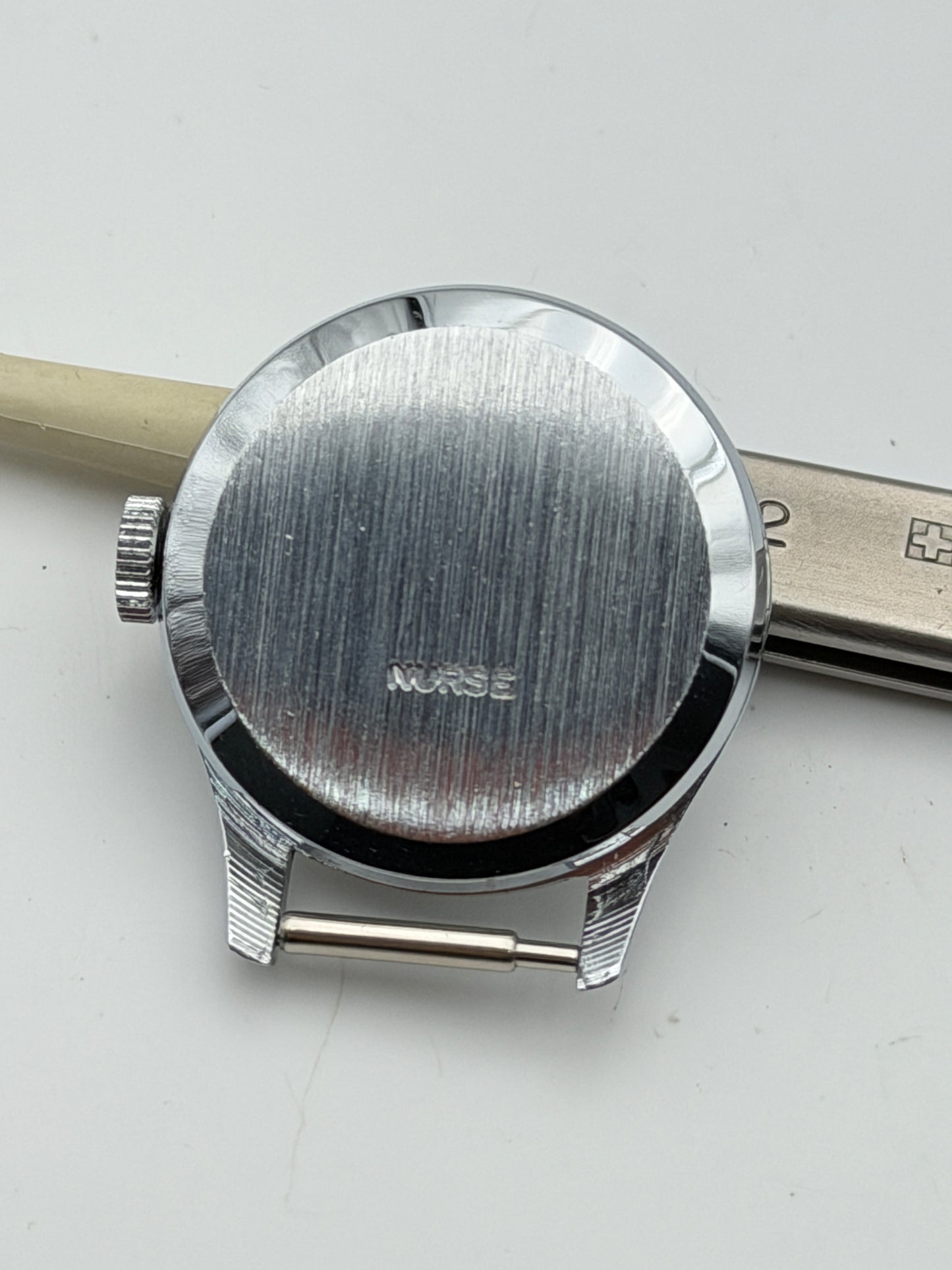 superoma nurse crocerossina 26mm pocket watch vintage