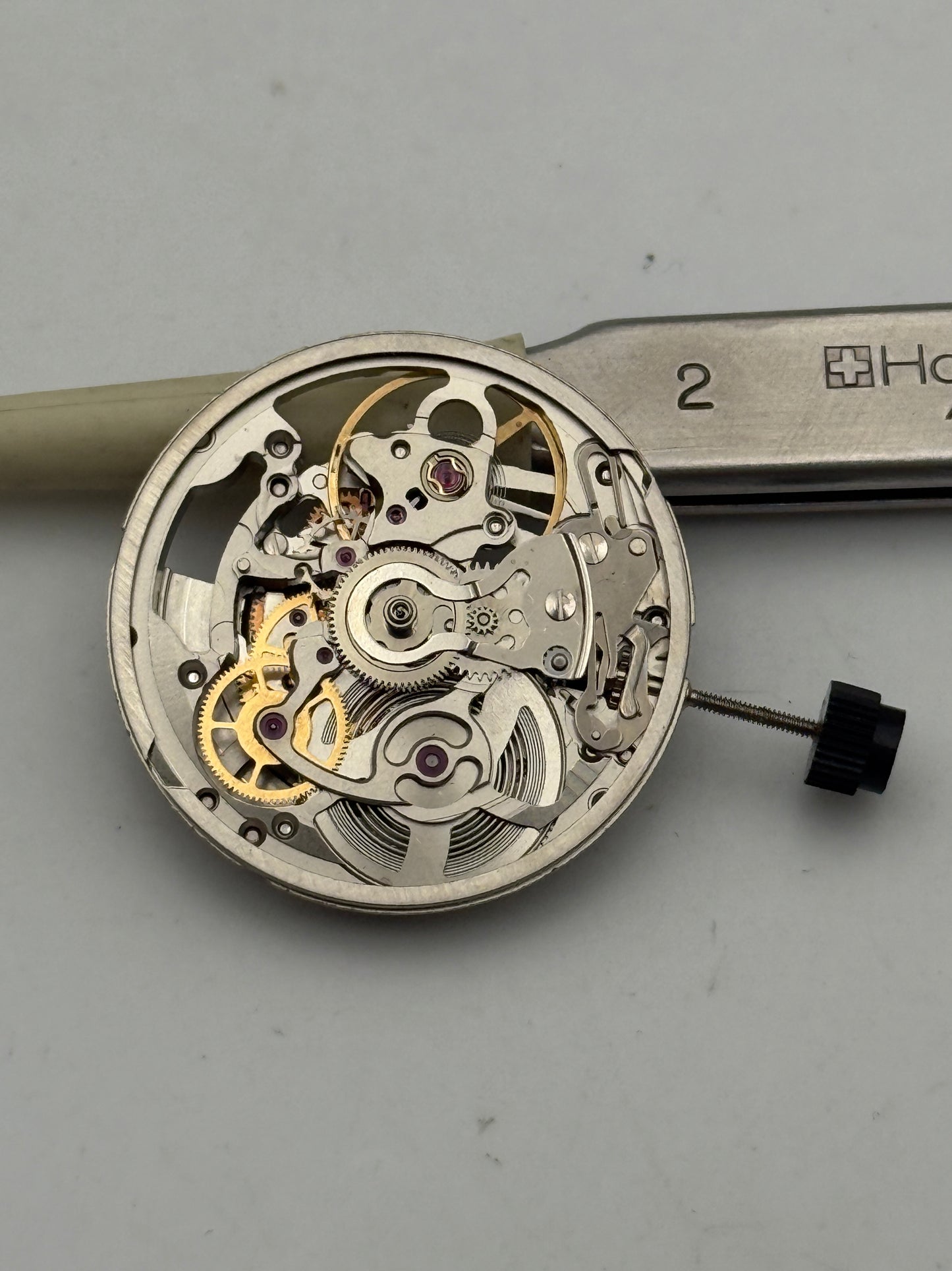 bulova eta 2824-2 skelethon automatic movement scheletrato