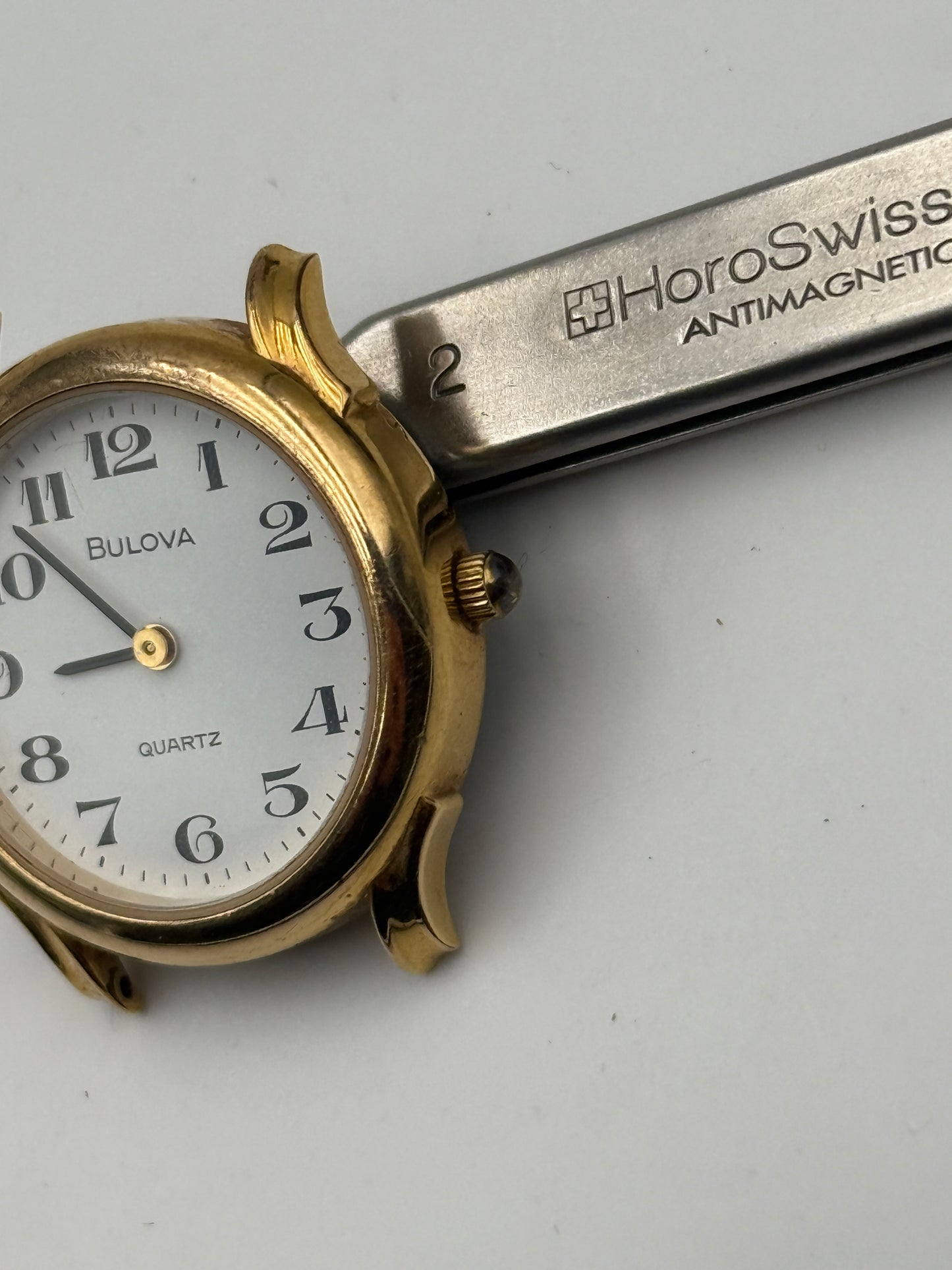 bulova quartz 28mm swiss made
