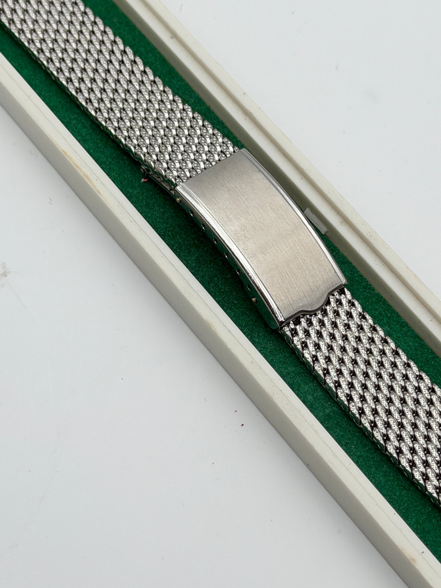 maruman flex nos 14mm steel bracciale bracelet strap vintage