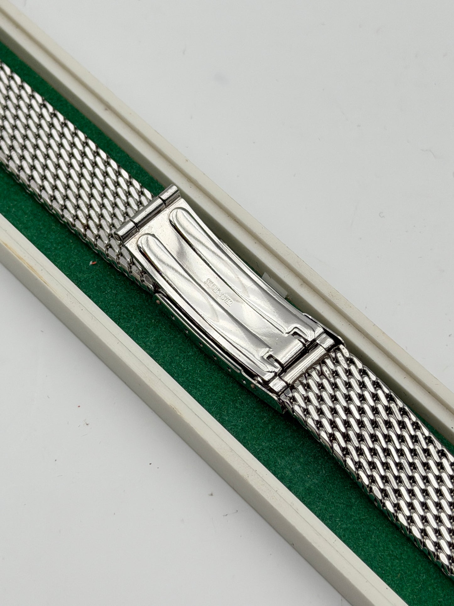 maruman flex nos 14mm steel bracciale bracelet strap vintage