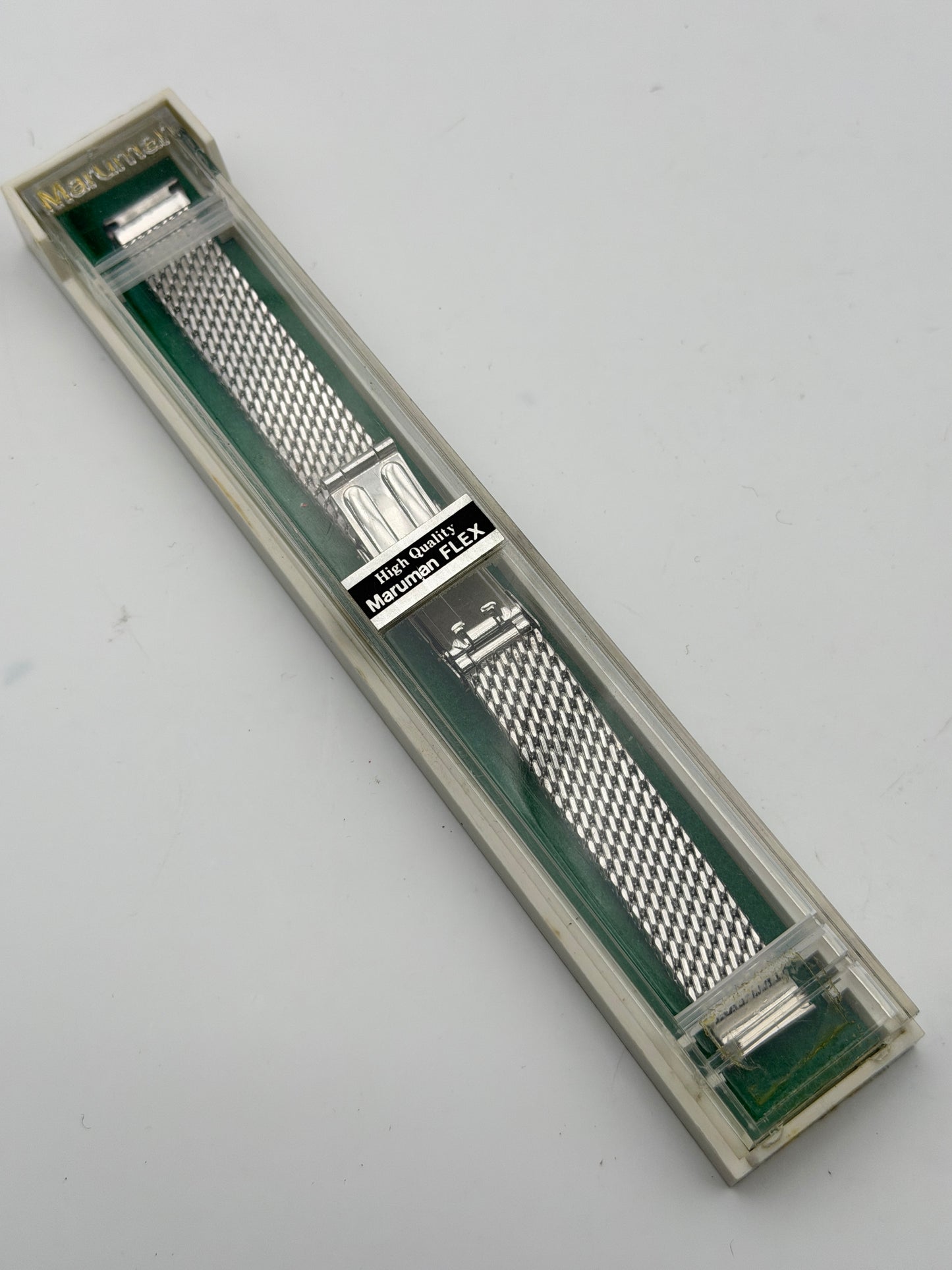 maruman flex nos 14mm steel bracciale bracelet strap vintage