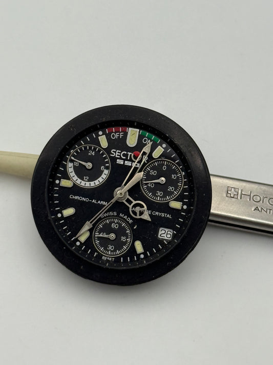 sector 550 eta g00.791 chronogrpah quartz movement movimento