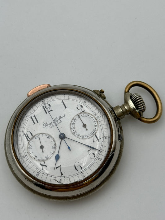 Berthoud da tasca cronografo con ripetizione minuti minute repeater chrono pocket watch