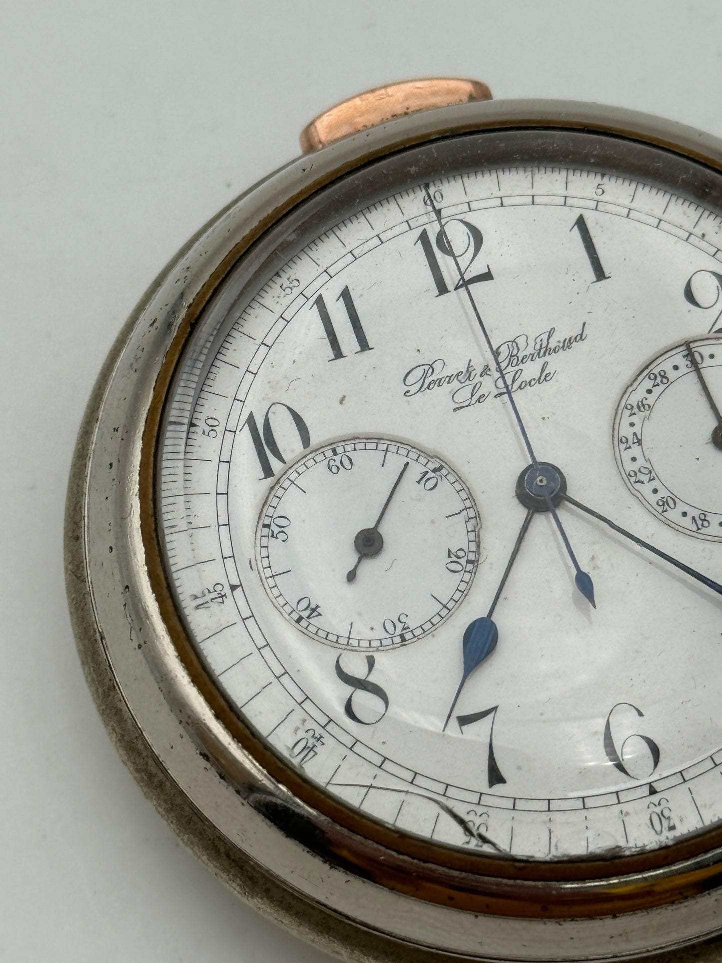 Berthoud da tasca cronografo con ripetizione minuti minute repeater chrono pocket watch