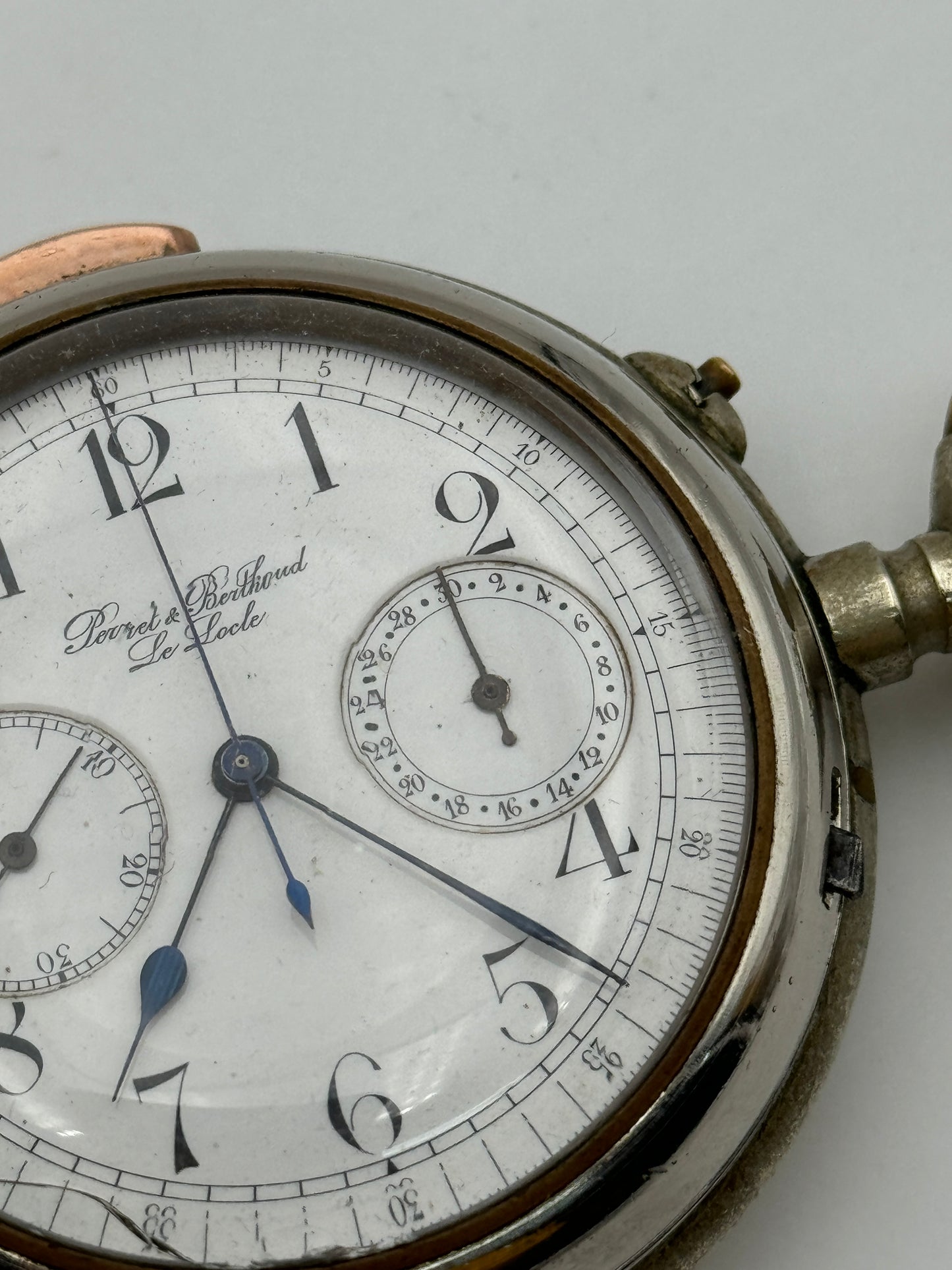 Berthoud da tasca cronografo con ripetizione minuti minute repeater chrono pocket watch