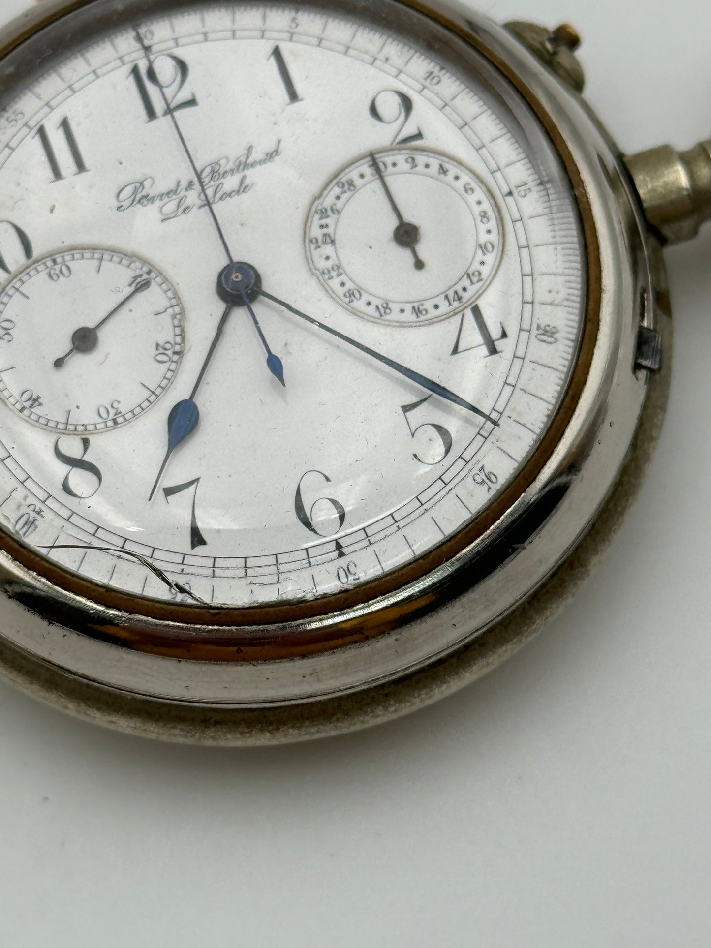 Berthoud da tasca cronografo con ripetizione minuti minute repeater chrono pocket watch