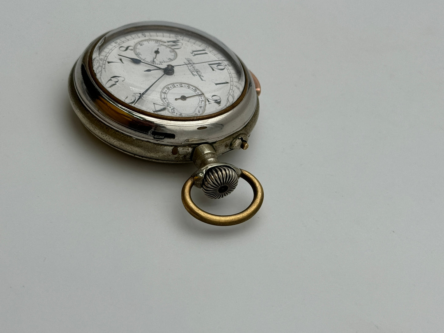 Berthoud da tasca cronografo con ripetizione minuti minute repeater chrono pocket watch