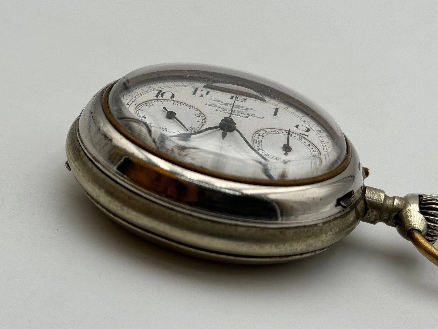 Berthoud da tasca cronografo con ripetizione minuti minute repeater chrono pocket watch