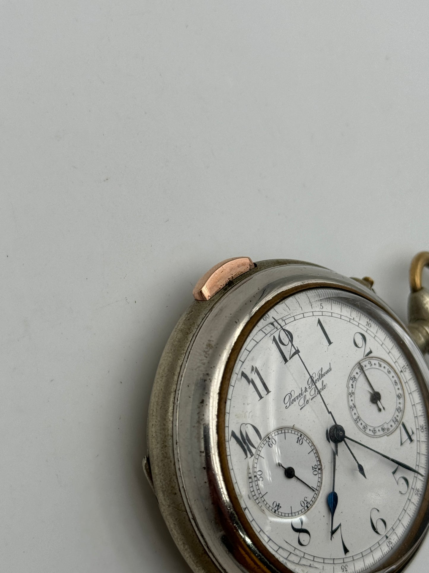 Berthoud da tasca cronografo con ripetizione minuti minute repeater chrono pocket watch