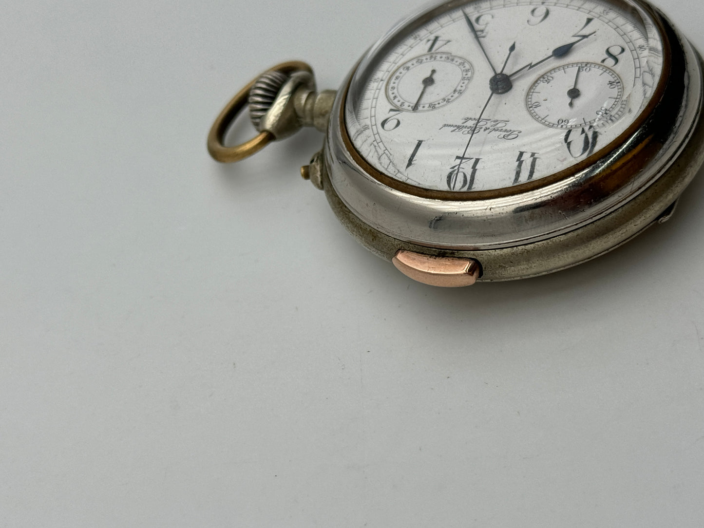 Berthoud da tasca cronografo con ripetizione minuti minute repeater chrono pocket watch