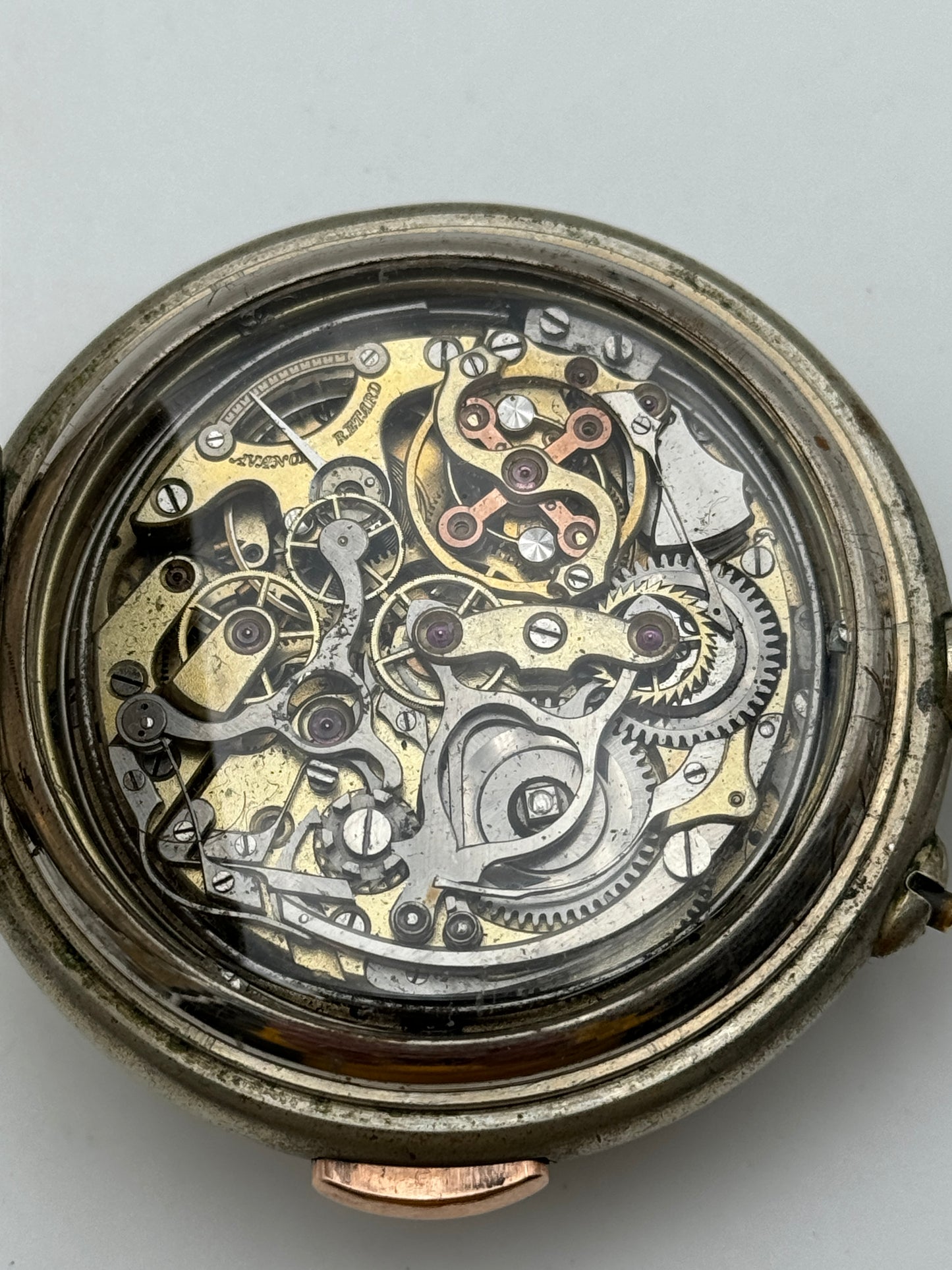 Berthoud da tasca cronografo con ripetizione minuti minute repeater chrono pocket watch