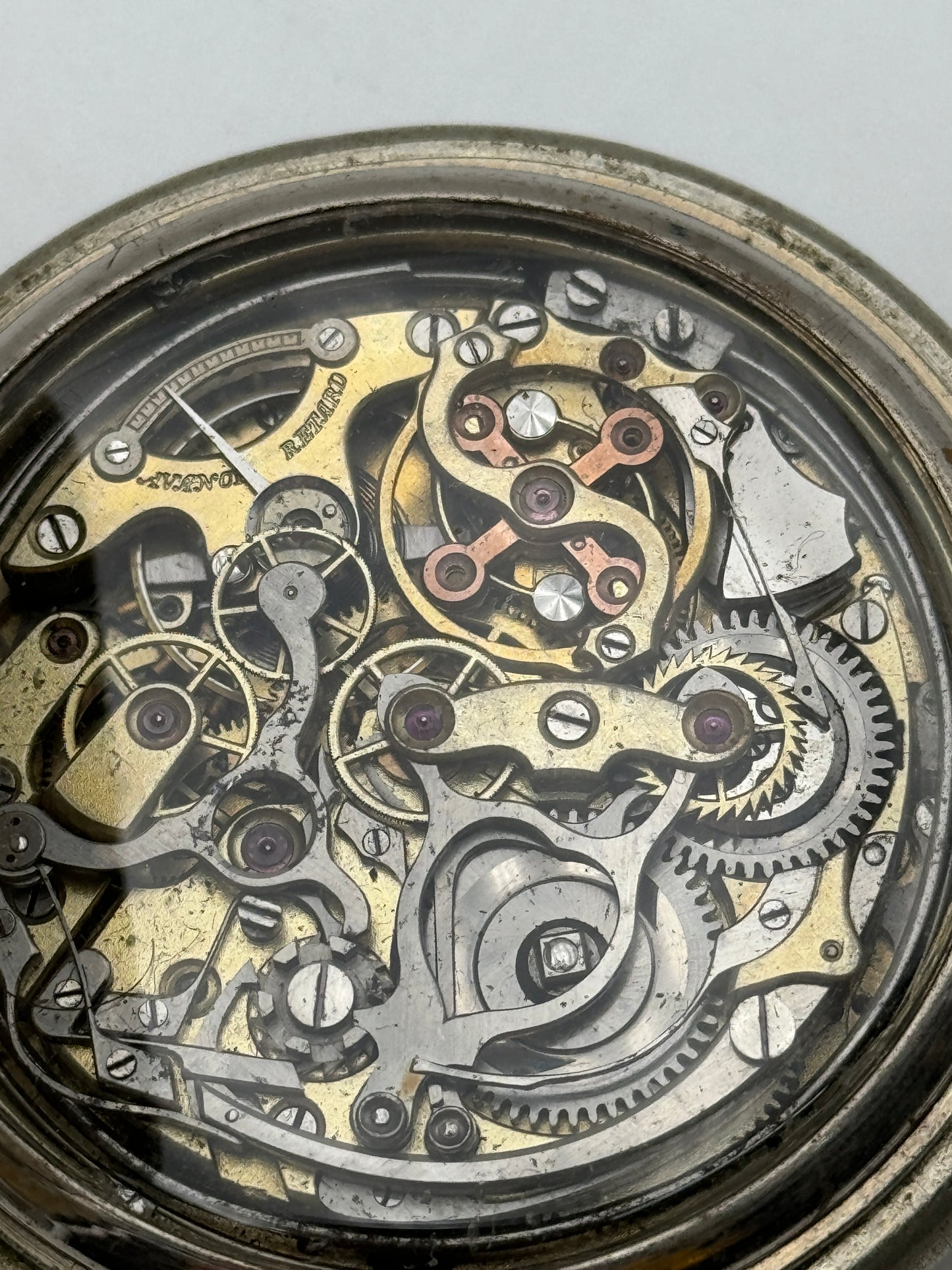 Berthoud da tasca cronografo con ripetizione minuti minute repeater chrono pocket watch