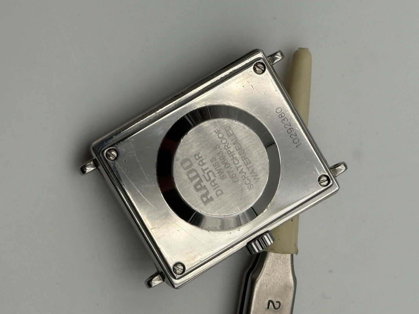 rado diastar swiss 557.0693.3 27x38mm watch