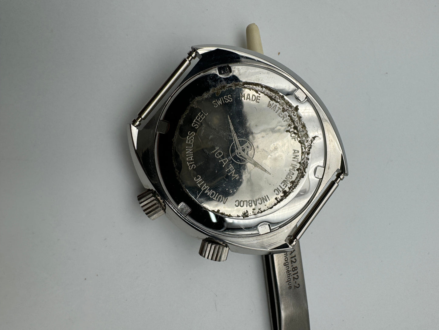 Diver doppia corona cassa 40.5mm  swiss made NOS